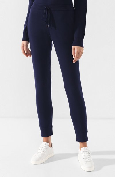 Однотонные шерстяные джоггеры с эластичным поясом RALPH LAUREN, арт. 290700746, фото 3