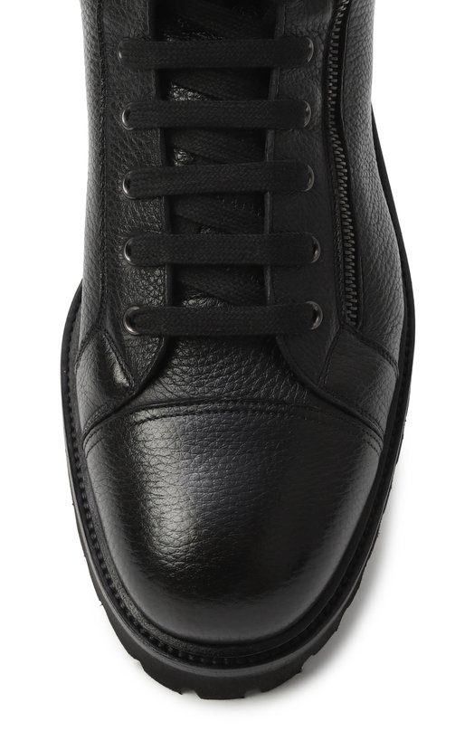 Кожаные ботинки W.Gibbs 0672001/CERV0 VACCHETTA FUR_NAPPA/SHI/EVA Чёрный  0672001/CERV0 VACCHETTA FUR_NAPPA/SHI/EVA Фото 6