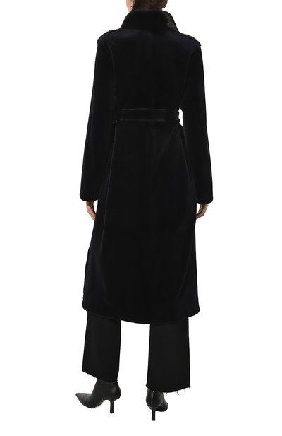 Шуба из норки YVES SALOMON темно-синего цвета по цене 1850000 руб., арт. 7WYM75720VLVR, фото 4 Шуба из норки YVES SALOMON, арт. 7WYM75720VLVR, фото 4