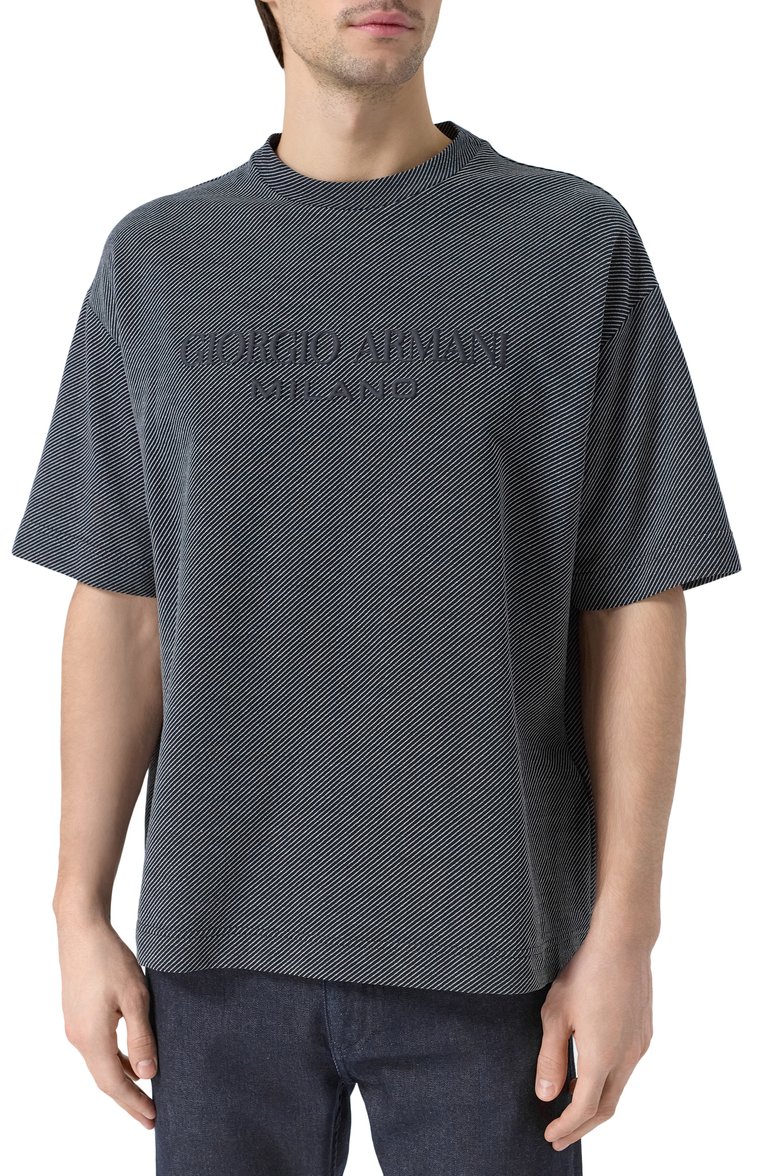 Хлопковая футболка GIORGIO ARMANI, арт. GM000315/AF15767, фото 1