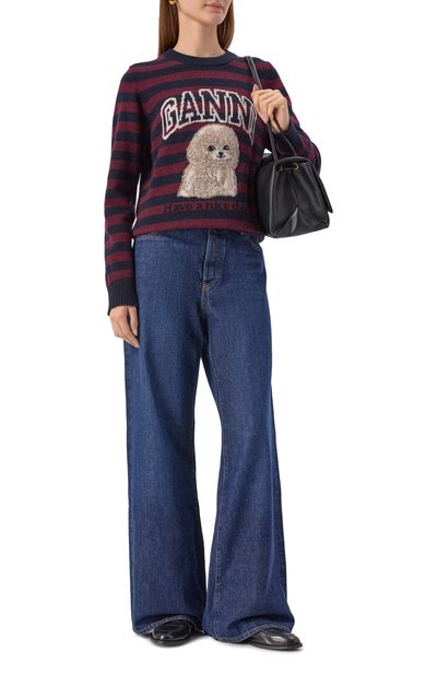 Шерстяной пуловер GANNI, арт. K2567, фото 2