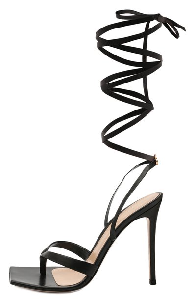 Кожаные босоножки ribbon GIANVITO ROSSI, арт. G32006.15RIC.NAPNER0, фото 3