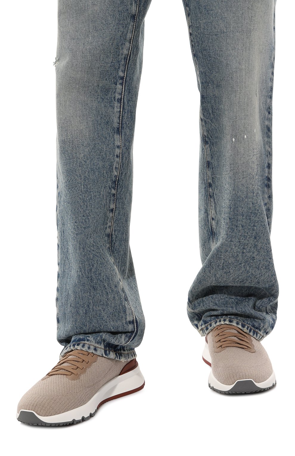 Текстильные кроссовки BRUNELLO CUCINELLI, арт. MZUWLBO253, фото 3