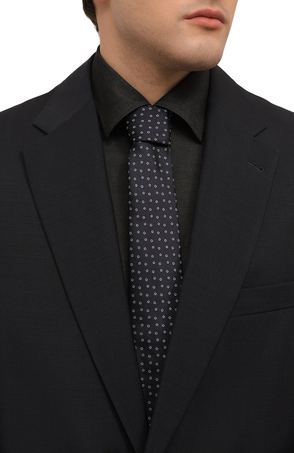 Шелковый галстук CANALI, арт. 18/HJ03961, фото 2