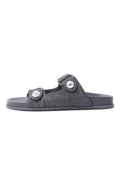 Текстильные шлепанцы fayence JIMMY CHOO, арт. FAYENCESANDALTWW, фото 4