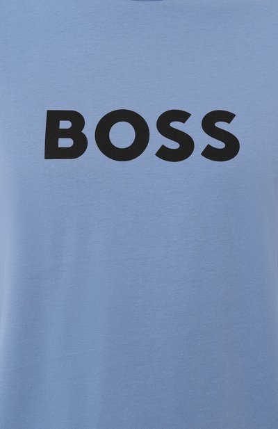 Хлопковая футболка BOSS, арт. 50503276, фото 5