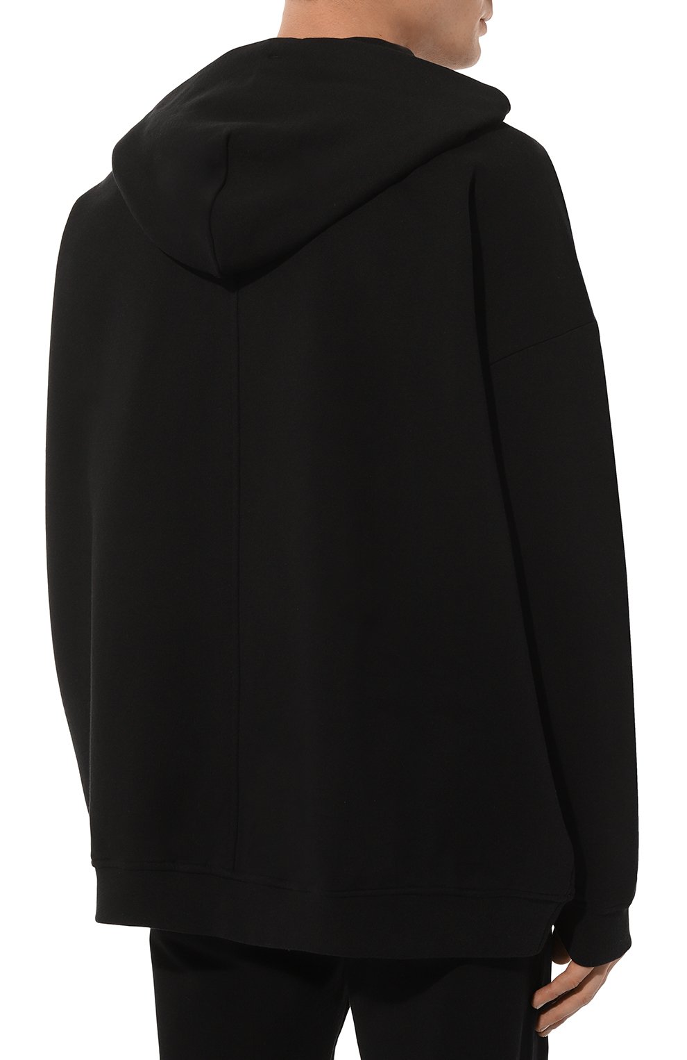 Хлопковая толстовка rick owens x champion RICK OWENS черного цвета по цене 79150 руб., арт. CM01D0463/CHFE, фото 4 Хлопковая толстовка rick owens x champion RICK OWENS, арт. CM01D0463/CHFE, фото 4