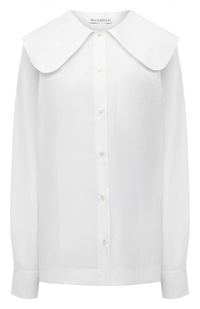 Хлопковая блузка JW ANDERSON, арт. SH0124 PG0587, фото 1