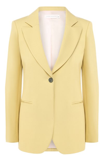 Женский шерстяной жакет VICTORIA BECKHAM, арт. JK FIT 5711 PSS19 W00L GABARDINE