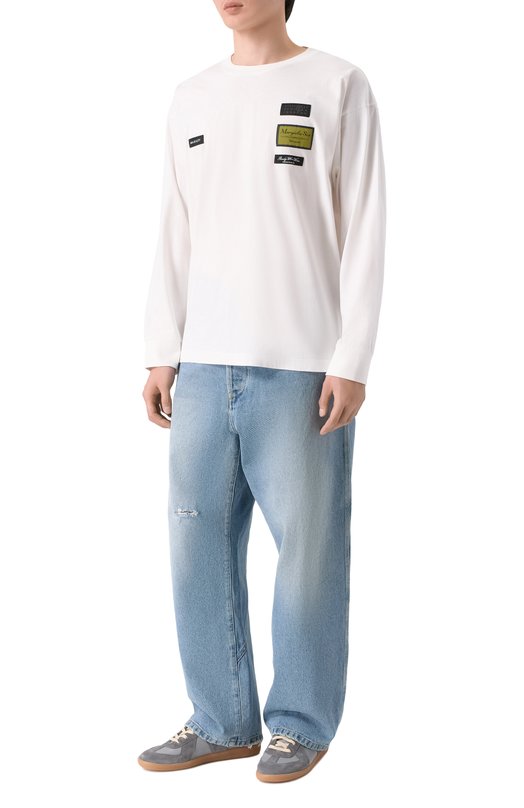 Кожаные кеды Replica Maison Margiela S57WS0236/P1895 Серый  S57WS0236/P1895 Фото 2