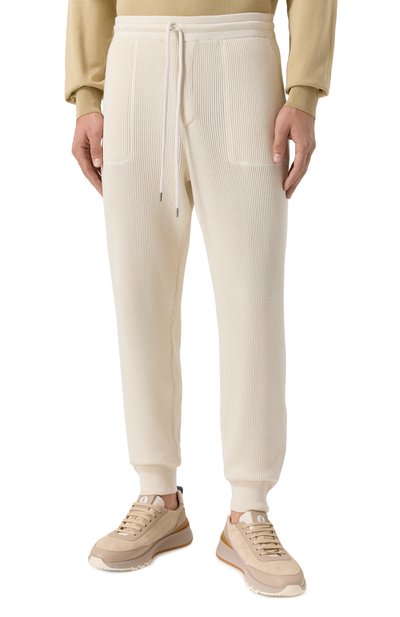 Хлопковые джоггеры BRUNELLO CUCINELLI, арт. M29201019G, фото 3