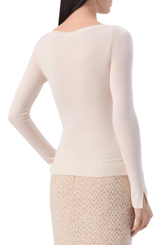 Пуловер из кашемира и шелка MVST M26.CSW.K409/JAIPUR Белый  M26.CSW.K409/JAIPUR Фото 4