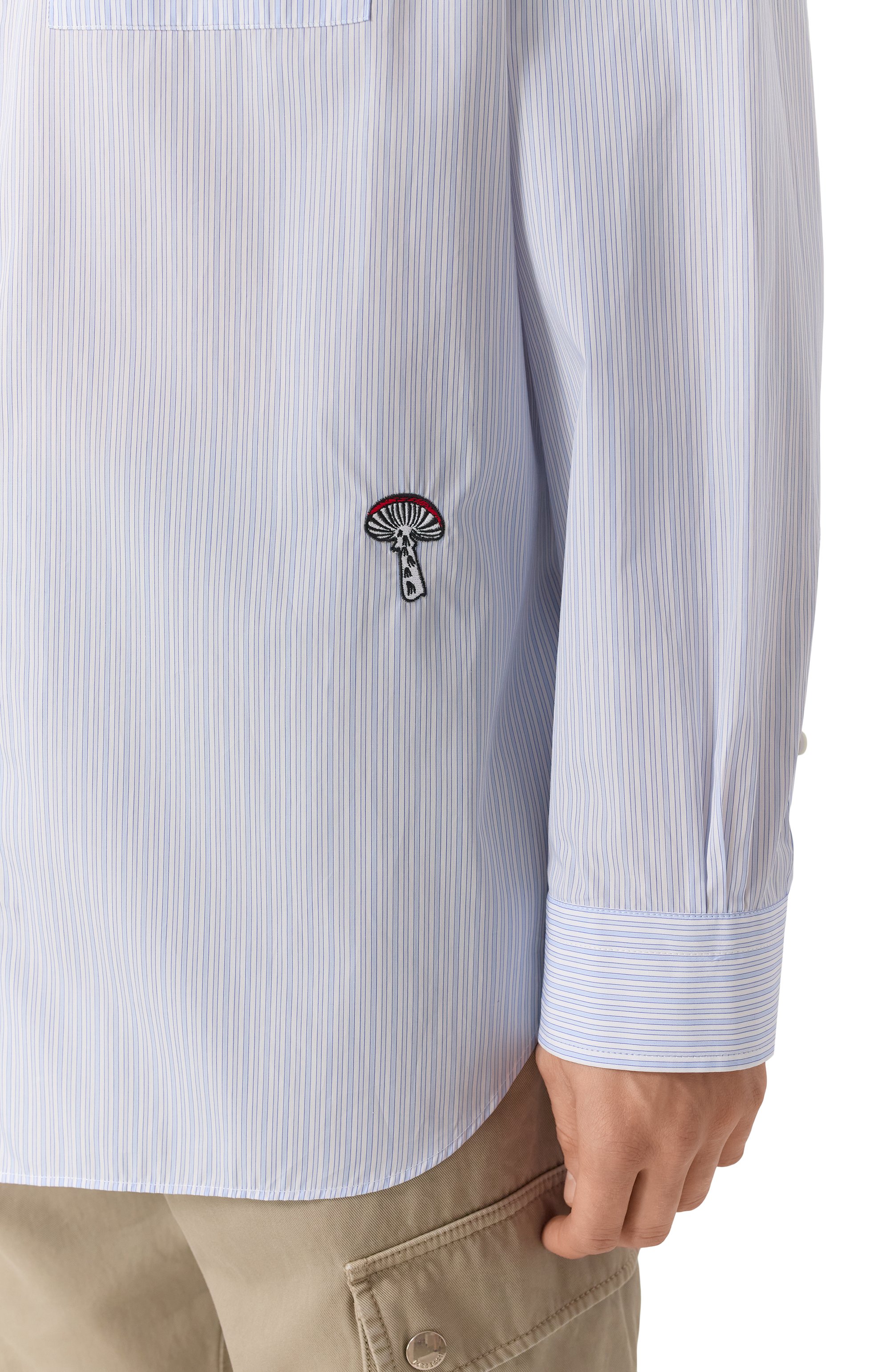 Хлопковая рубашка BOTTEGA VENETA, арт. 836029/V5PK0, фото 5