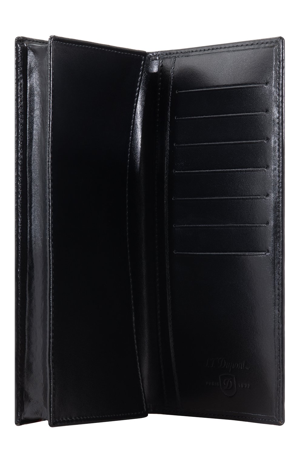 Кожаное портмоне S.T. DUPONT черного цвета по цене 44200 руб., арт. 180005, фото 2 Кожаное портмоне S.T. DUPONT, арт. 180005, фото 2
