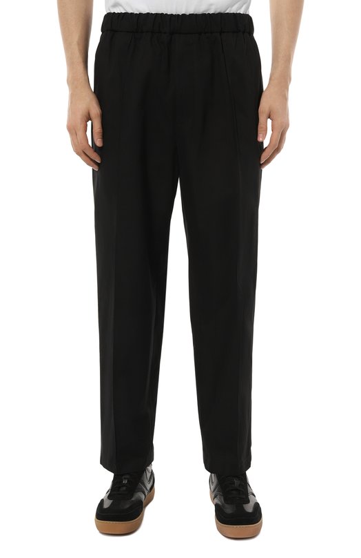 Хлопковые брюки Jil Sander J21KA0012/J45218 Чёрный  J21KA0012/J45218 Фото 3