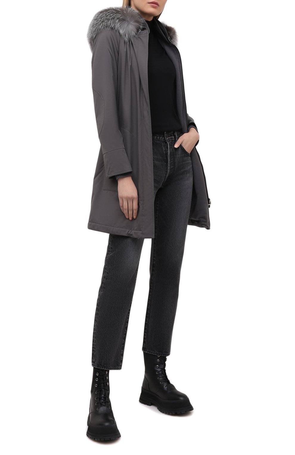 Парка с меховой отделкой капюшона LORO PIANA, арт. FAE5502, фото 2