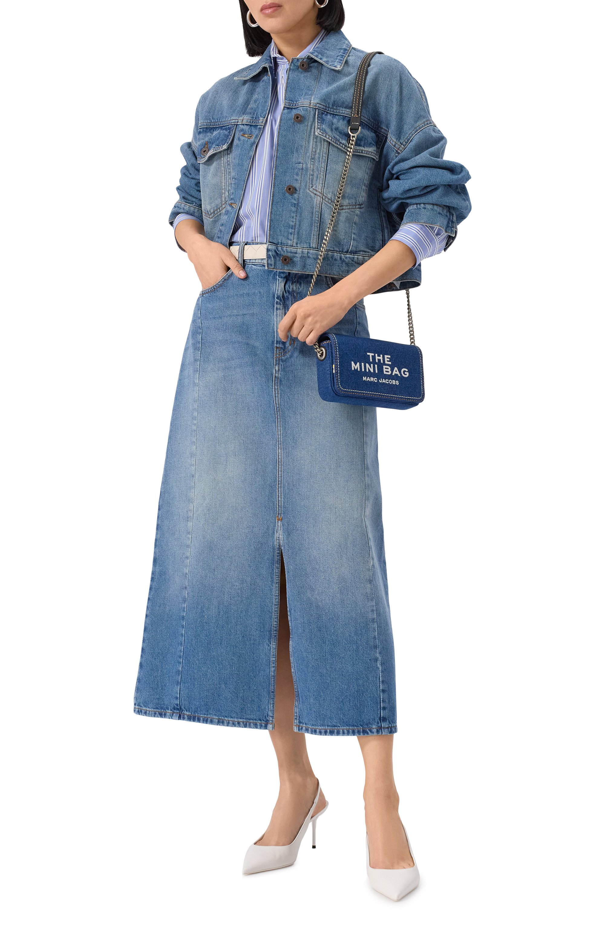 Сумка the mini bag MARC JACOBS (THE) синего цвета по цене 30700 руб., арт. 2F4SMN010S03, фото 7 Сумка the mini bag MARC JACOBS (THE), арт. 2F4SMN010S03, фото 7