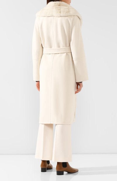 Пальто с меховой отделкой LORO PIANA, арт. FAI8798, фото 4