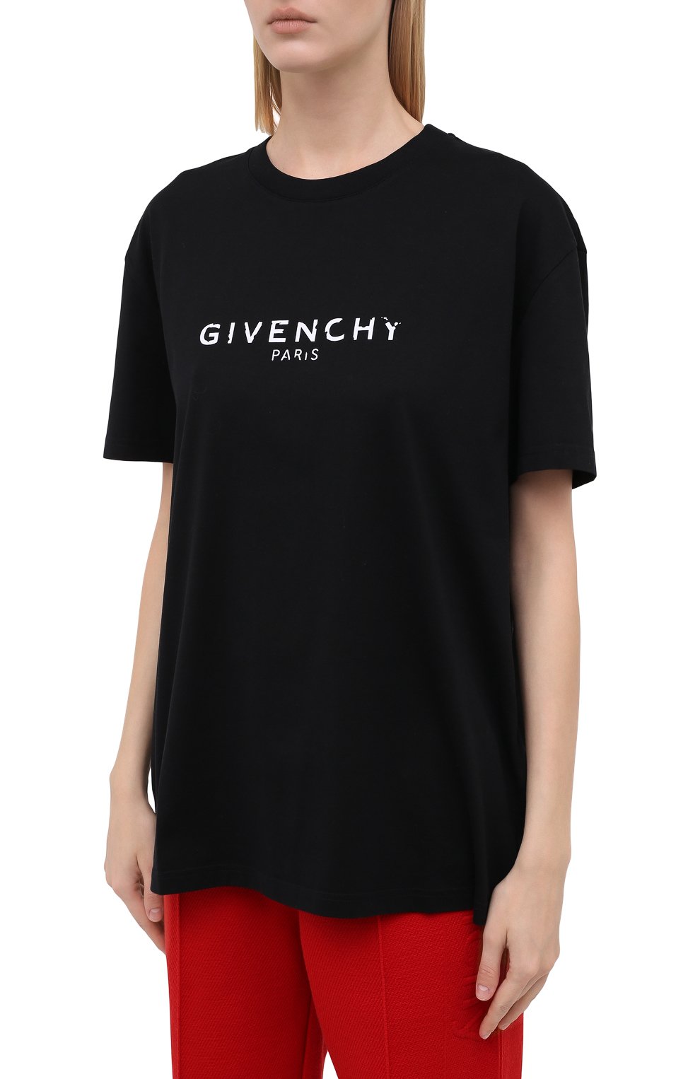 Хлопковая футболка GIVENCHY, арт. BW708F3Z0Y, фото 3