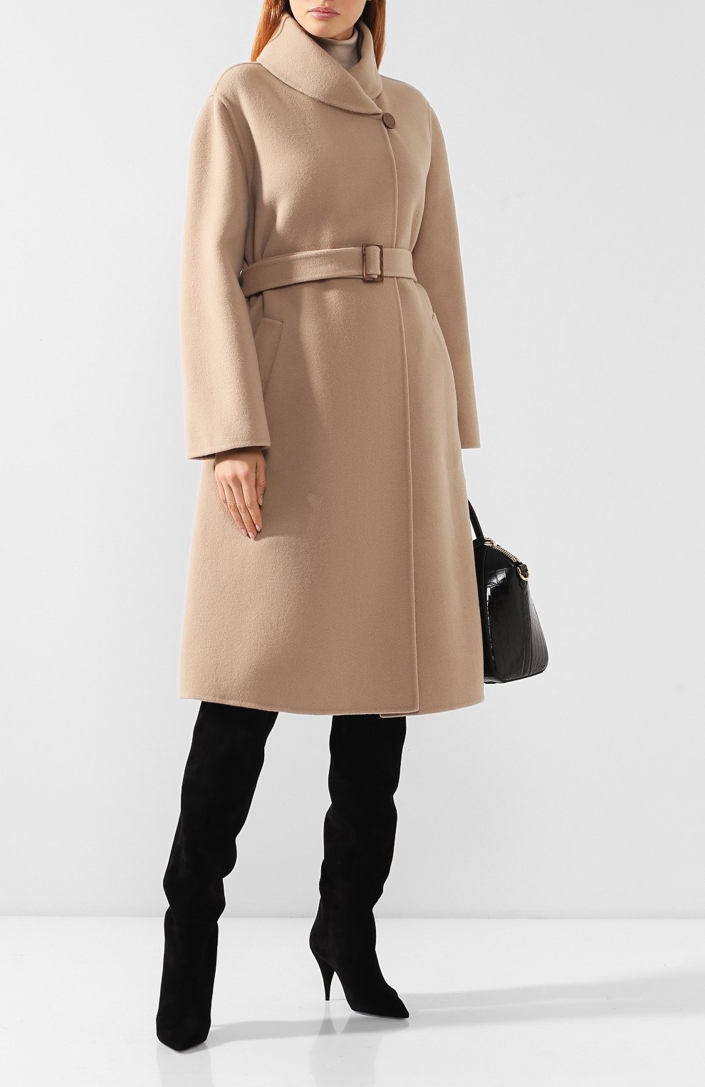 Шерстяное пальто GIORGIO ARMANI коричневого цвета по цене 352500 руб., арт. 9WH0L02N/T008G, фото 2 Шерстяное пальто GIORGIO ARMANI, арт. 9WH0L02N/T008G, фото 2