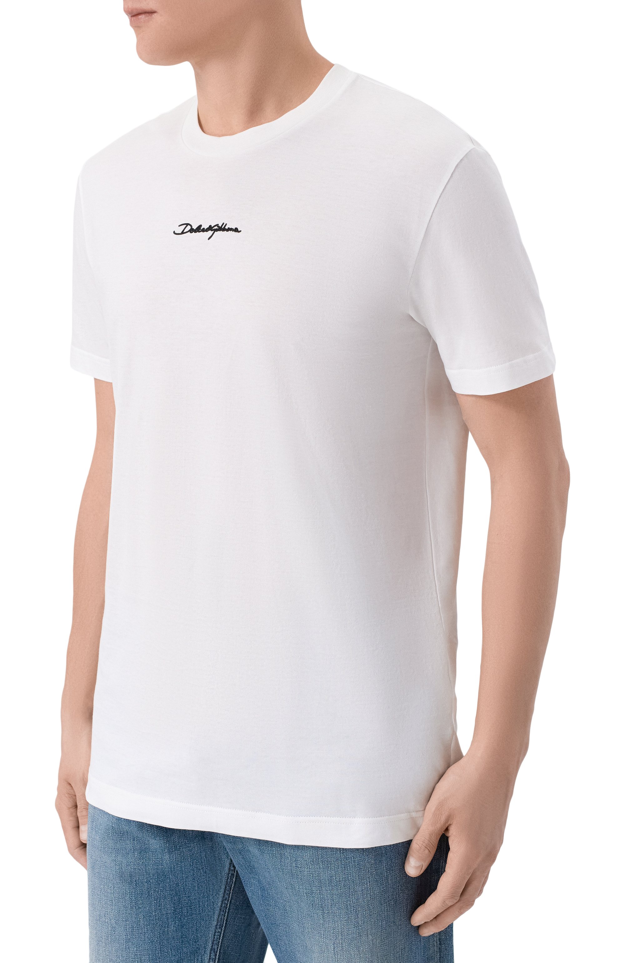 Хлопковая футболка DOLCE & GABBANA, арт. G8RN8Z/G7P0C, фото 3