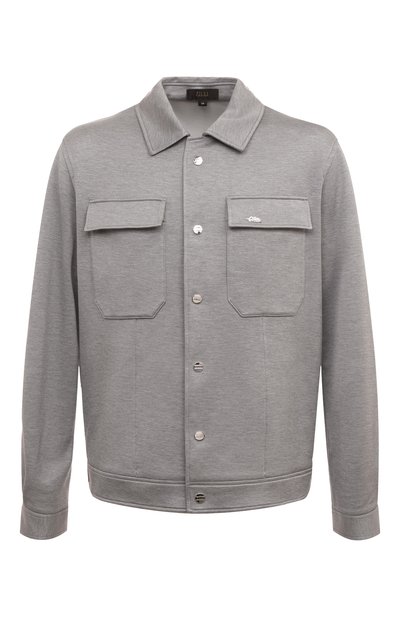 Мужская куртка из шелка и хлопка ZILLI, арт. 0V001GM061430006U