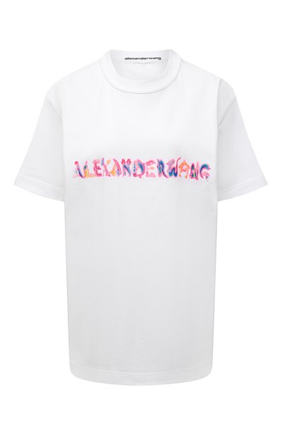 Женская хлопковая футболка ALEXANDER WANG, арт. UCC1211015