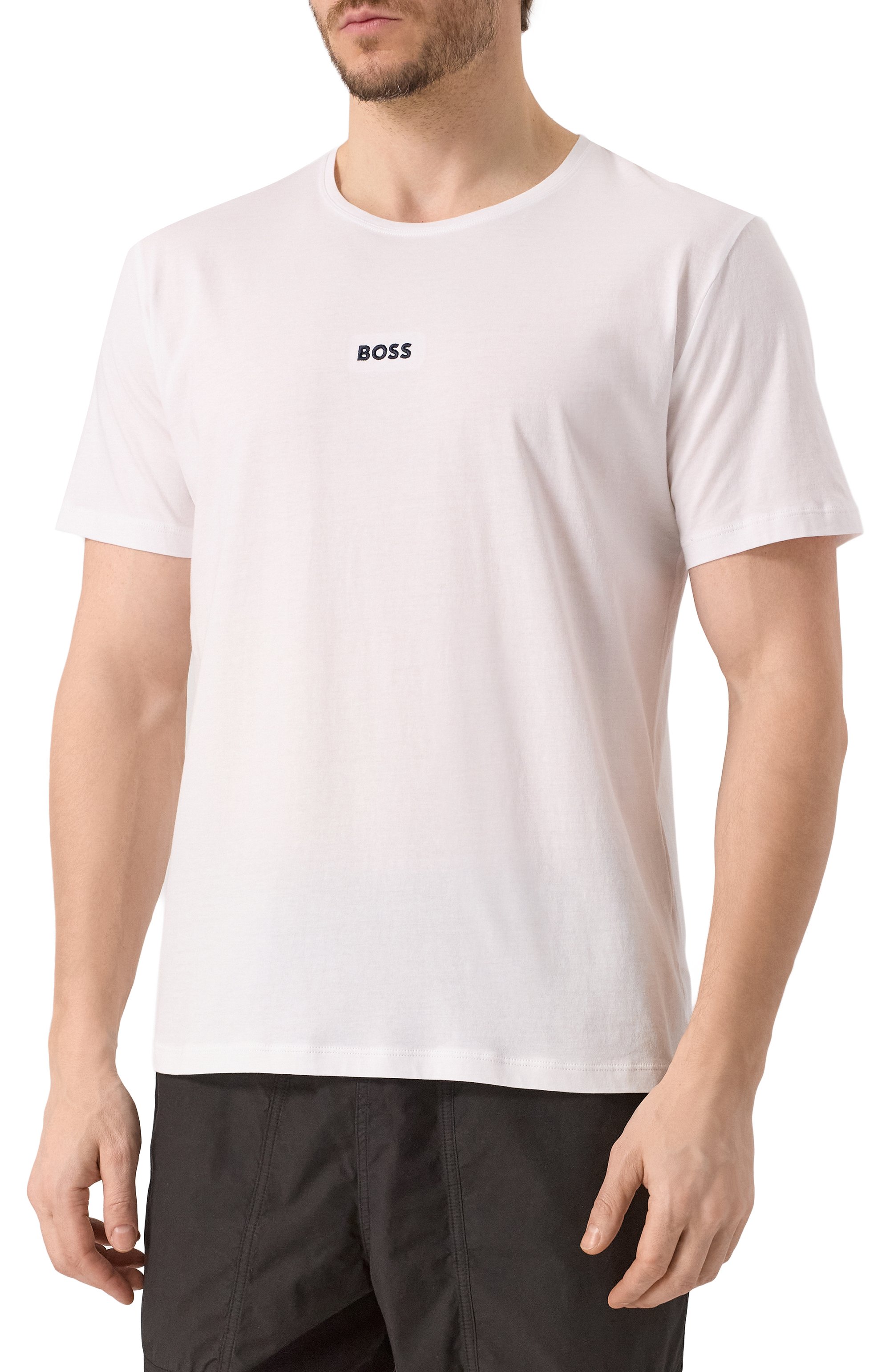 Хлопковая футболка BOSS, арт. 50535802, фото 3