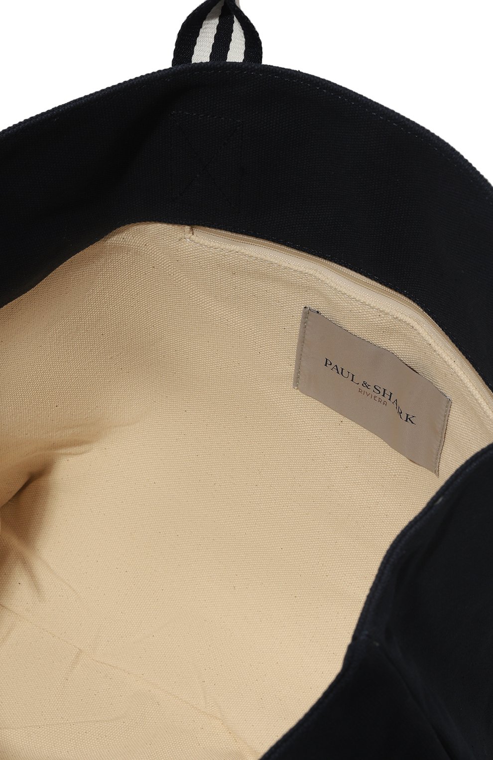 Текстильная сумка-шопер PAUL&SHARK темно-синего цвета по цене 23900 руб., арт. 24418126, фото 6 Текстильная сумка-шопер PAUL&SHARK, арт. 24418126, фото 6