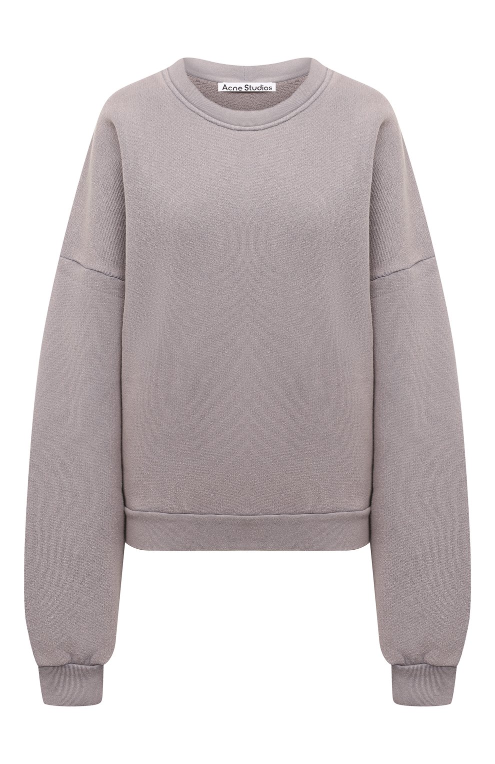 Хлопковый свитшот ACNE STUDIOS сиреневого цвета по цене 49950 руб., арт. FN-UX-SWEA000017/CI0137, фото 1 Хлопковый свитшот ACNE STUDIOS, арт. FN-UX-SWEA000017/CI0137, фото 1