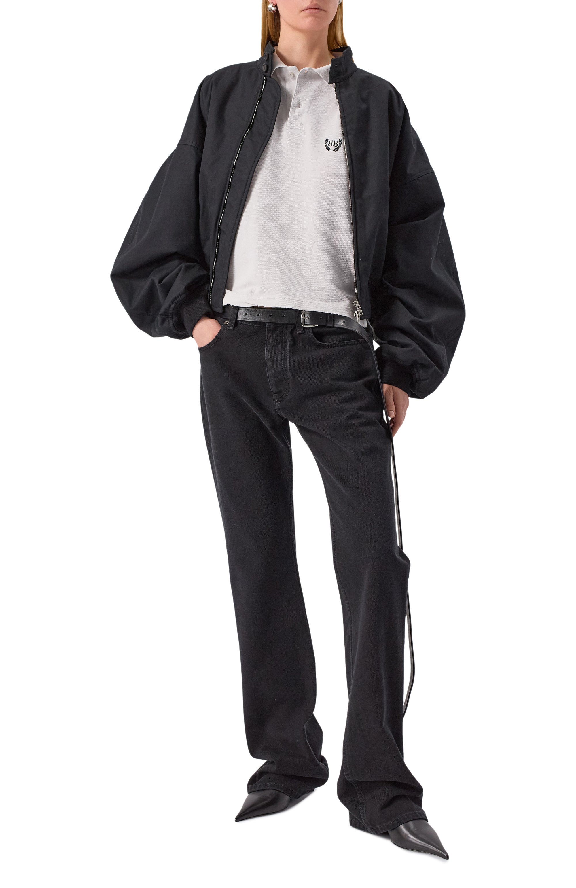 Хлопковое поло BALENCIAGA, арт. 833244/TSVC7, фото 2