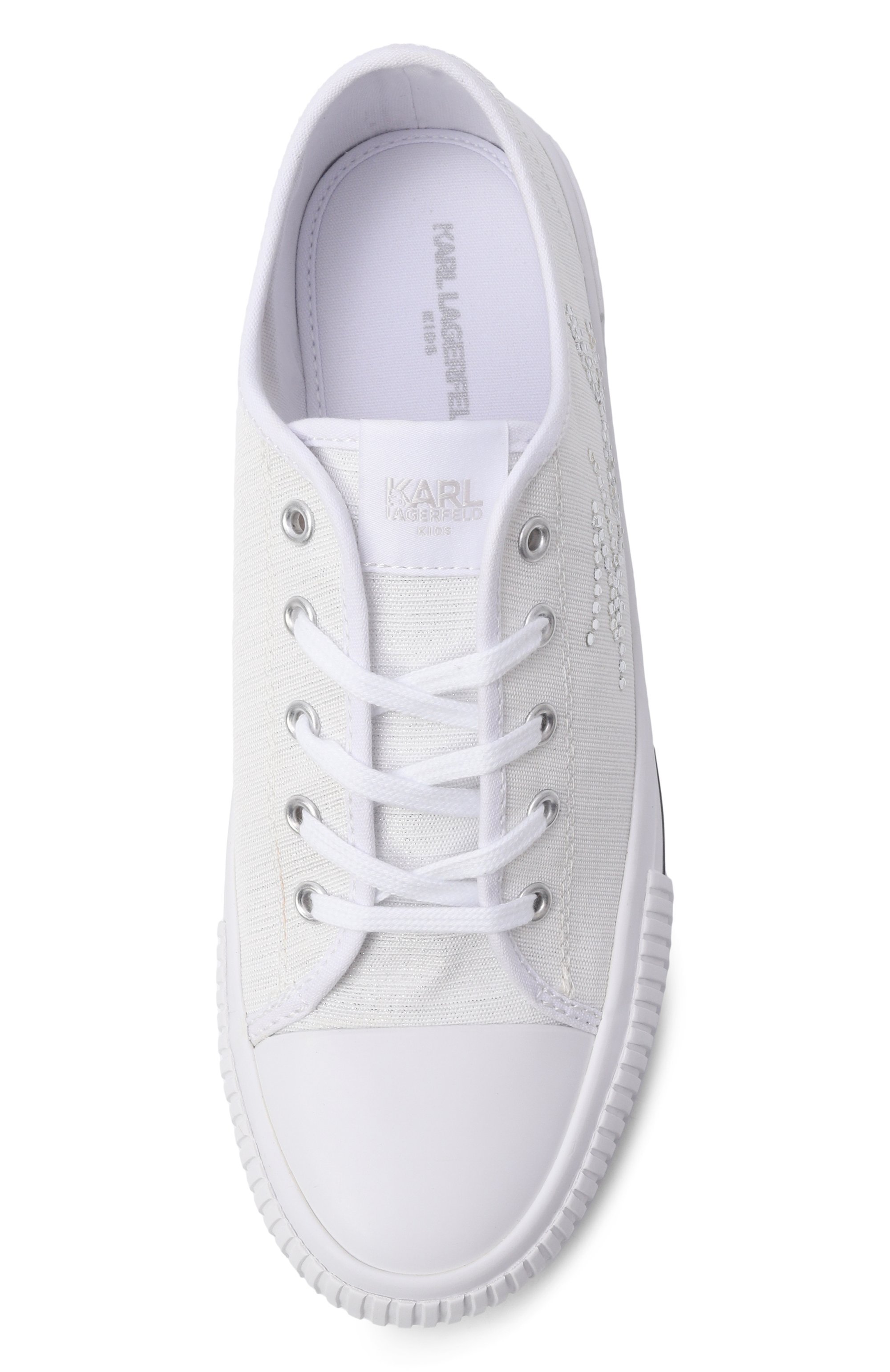 Текстильные кеды KARL LAGERFELD KIDS, арт. Z31168, фото 4