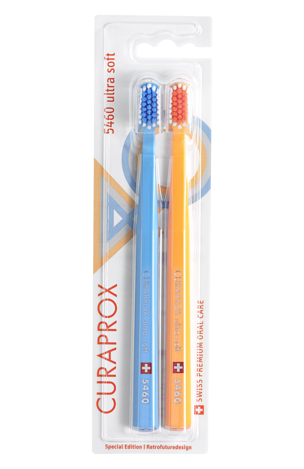Набор зубных щеток "ultrasoft" retro edition CURAPROX бесцветного цвета по цене 2170 руб., арт. 7612412428926, фото 1 Набор зубных щеток "ultrasoft" retro edition CURAPROX, арт. 7612412428926, фото 1