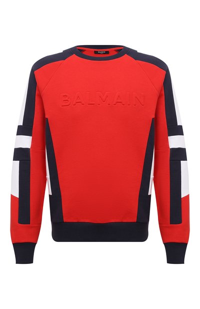 Хлопковый свитшот BALMAIN, арт. WH1JS035/B120, фото 1