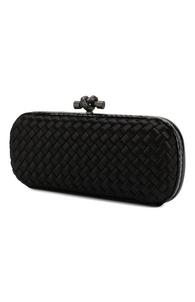 Клатч stretch knot из са тина с отделкой из кожи змеи BOTTEGA VENETA, арт. 202031/VGACB, фото 3