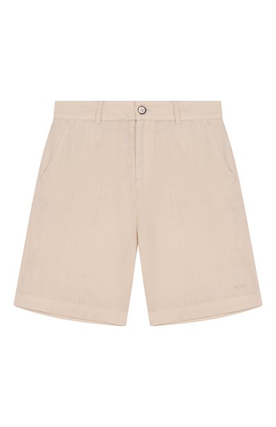 Льняные шорты PAUL & SHARK JUNIOR, арт. WUQ001/LUC01/10A-16A