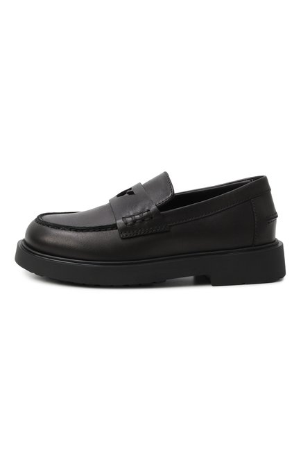 Кожаные лоферы EMPORIO ARMANI, арт. EB000798/AF18732
