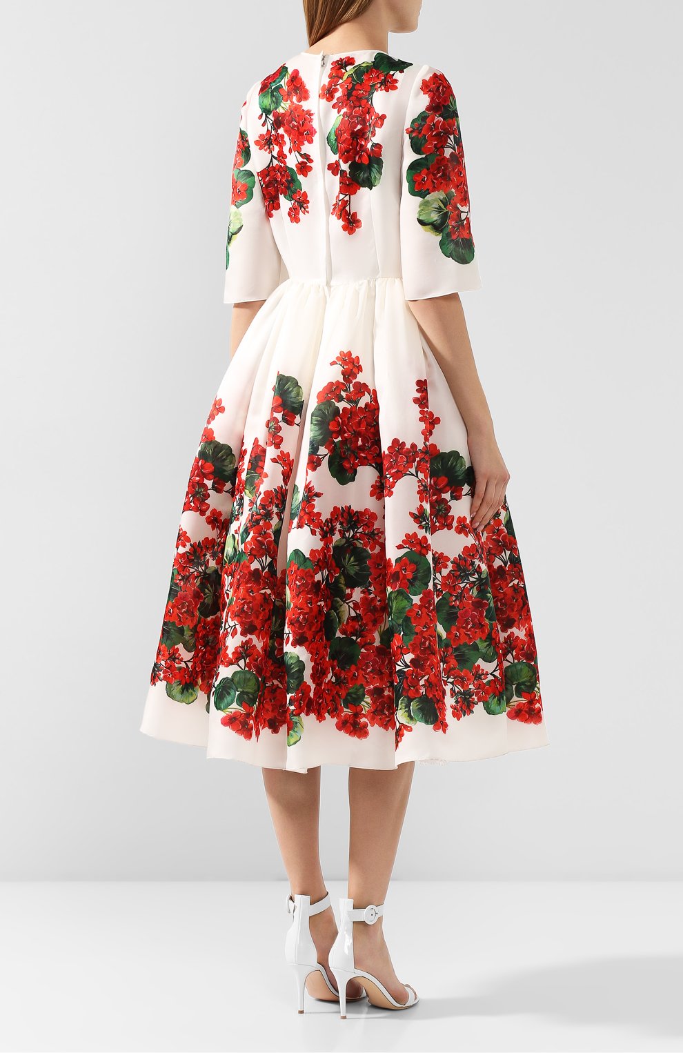 Шелковое платье DOLCE & GABBANA, арт. F6D4MZ/GDM78, фото 4