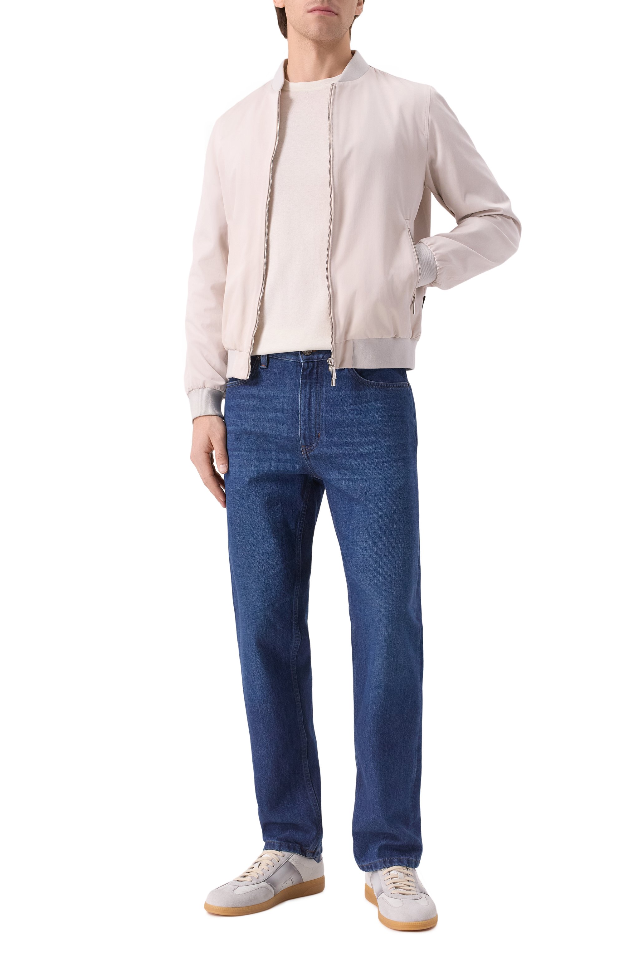 Хлопковый бомбер MOORER, арт. S0RAN0/SI, фото 2