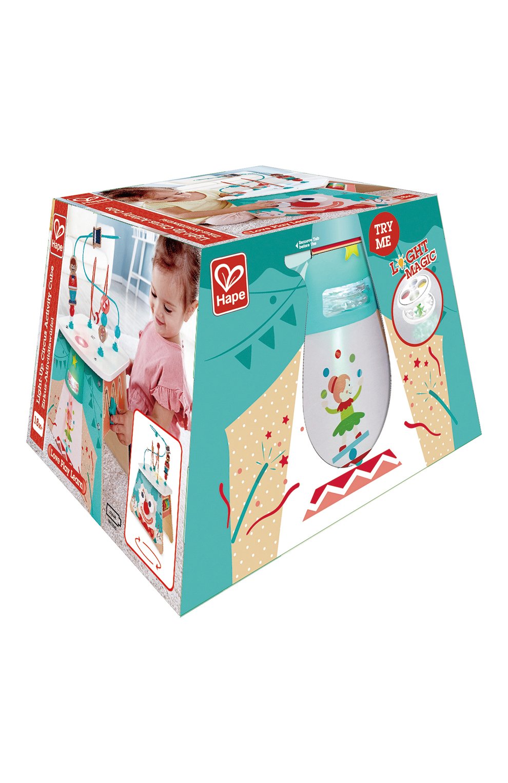 Развивающая игрушка бизиборд цирк HAPE, арт. E1813_HP, фото 3
