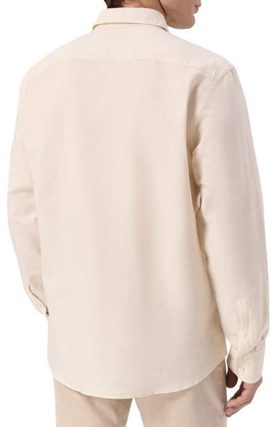 Рубашка изо льна и хлопка BOSS, арт. 50539531, фото 4