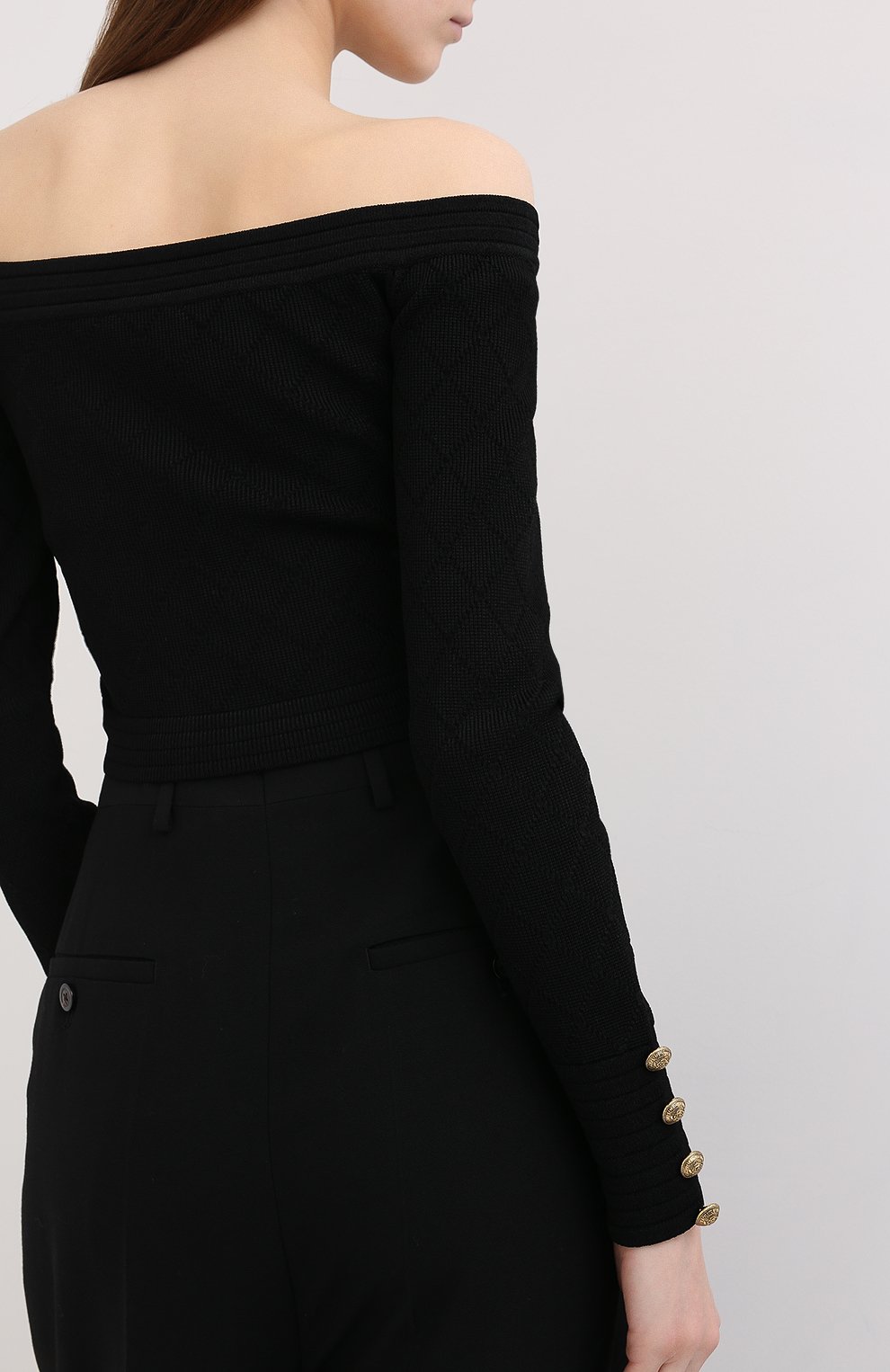 Топ из вискозы BALMAIN, арт. UF10526/K110, фото 4