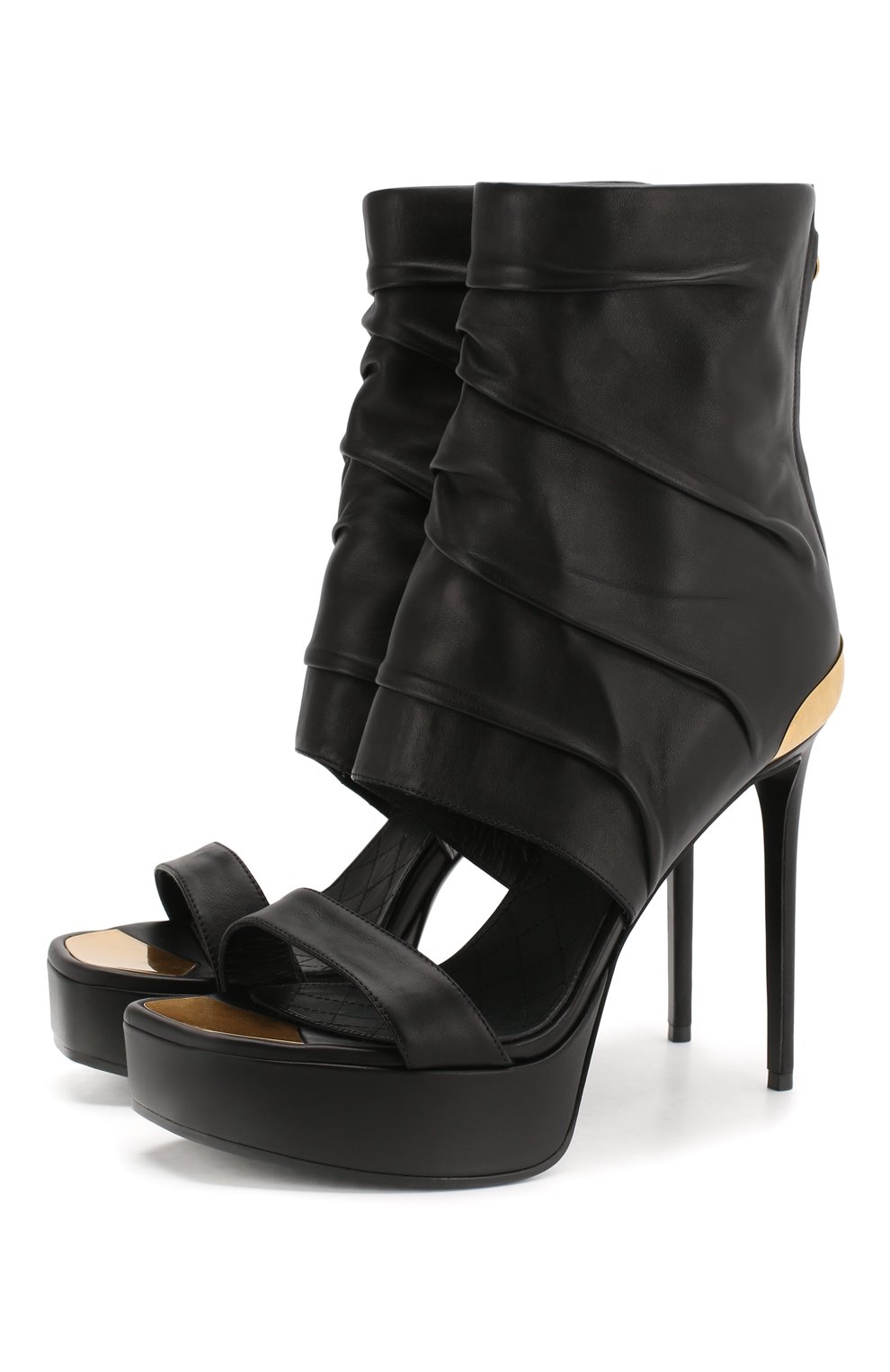 Кожаные ботильоны patty BALMAIN, арт. TN1C268/LCBV, фото 1