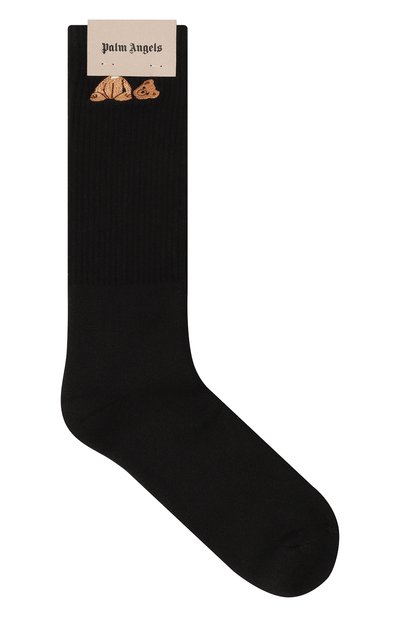 Хлопковые носки PALM ANGELS, арт. PMRA001C99FAB0011060, фото 1