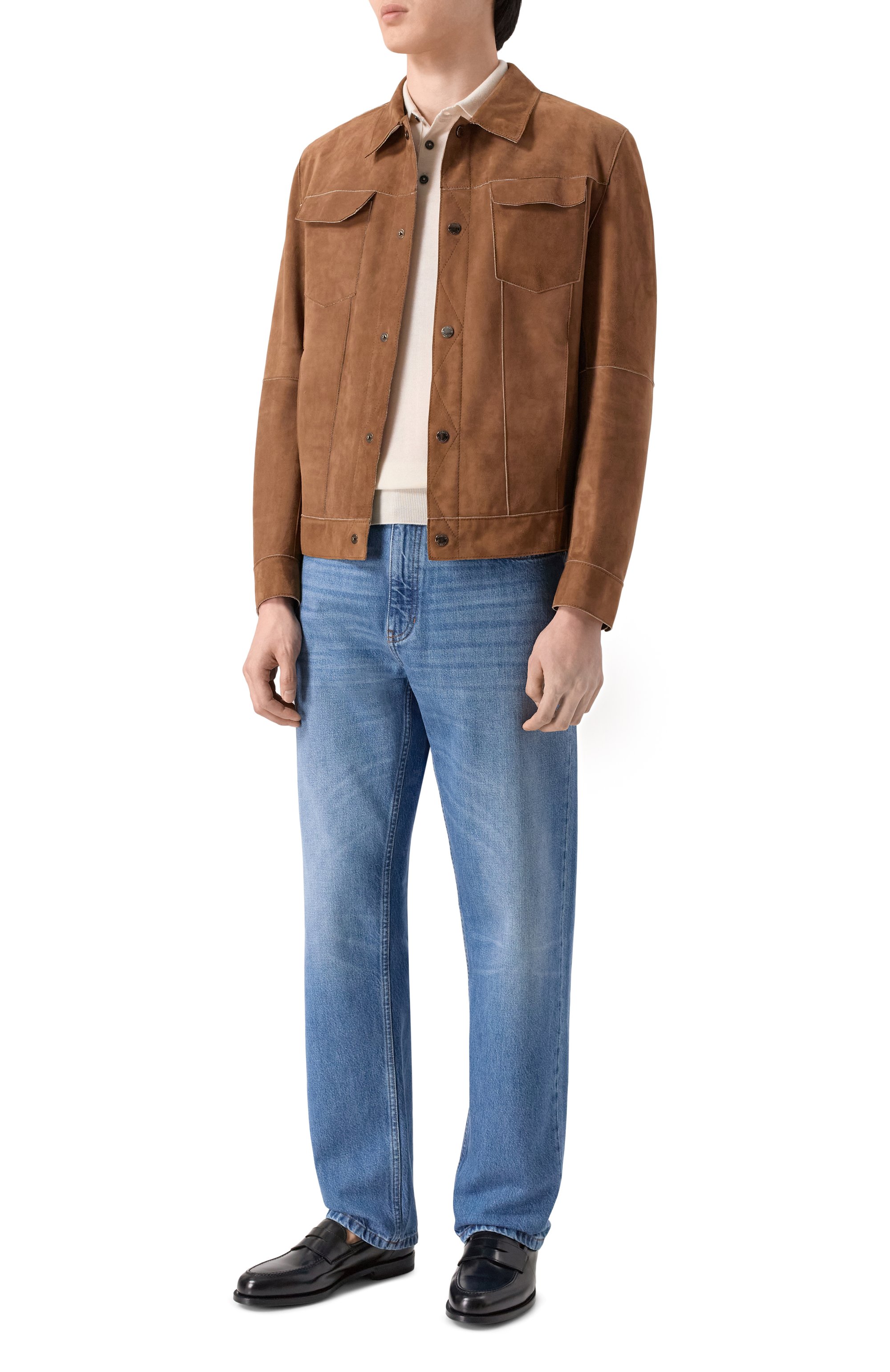 Кожаные пенни-лоферы GREEN GEORGE, арт. 2111/P0LISHED, фото 2