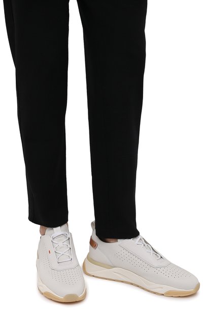 Кожаные кроссовки SANTONI, арт. MBIM21693BTTCDPAI55, фото 3