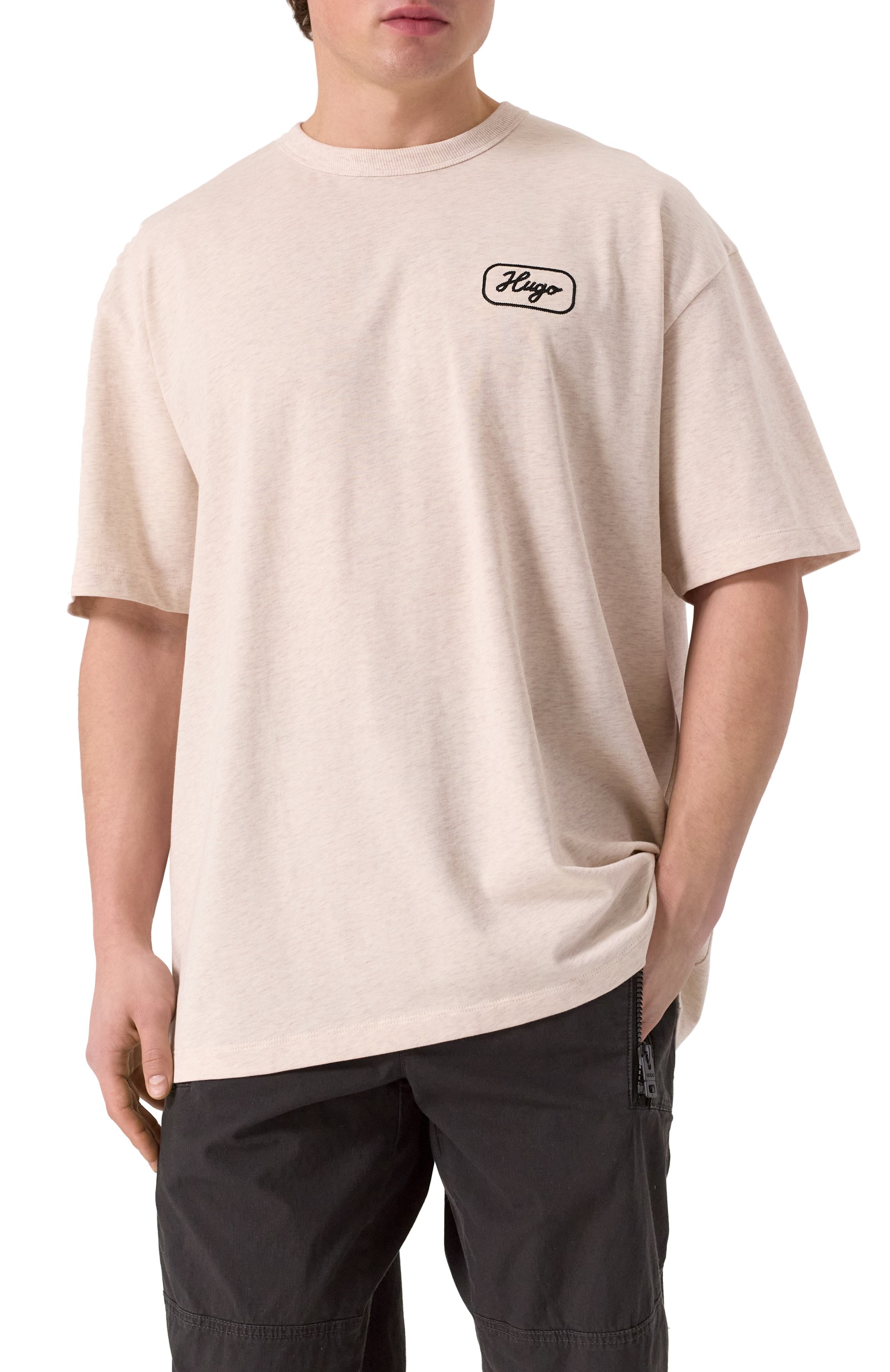 Хлопковая футболка HUGO BLUE, арт. 50534754, фото 3