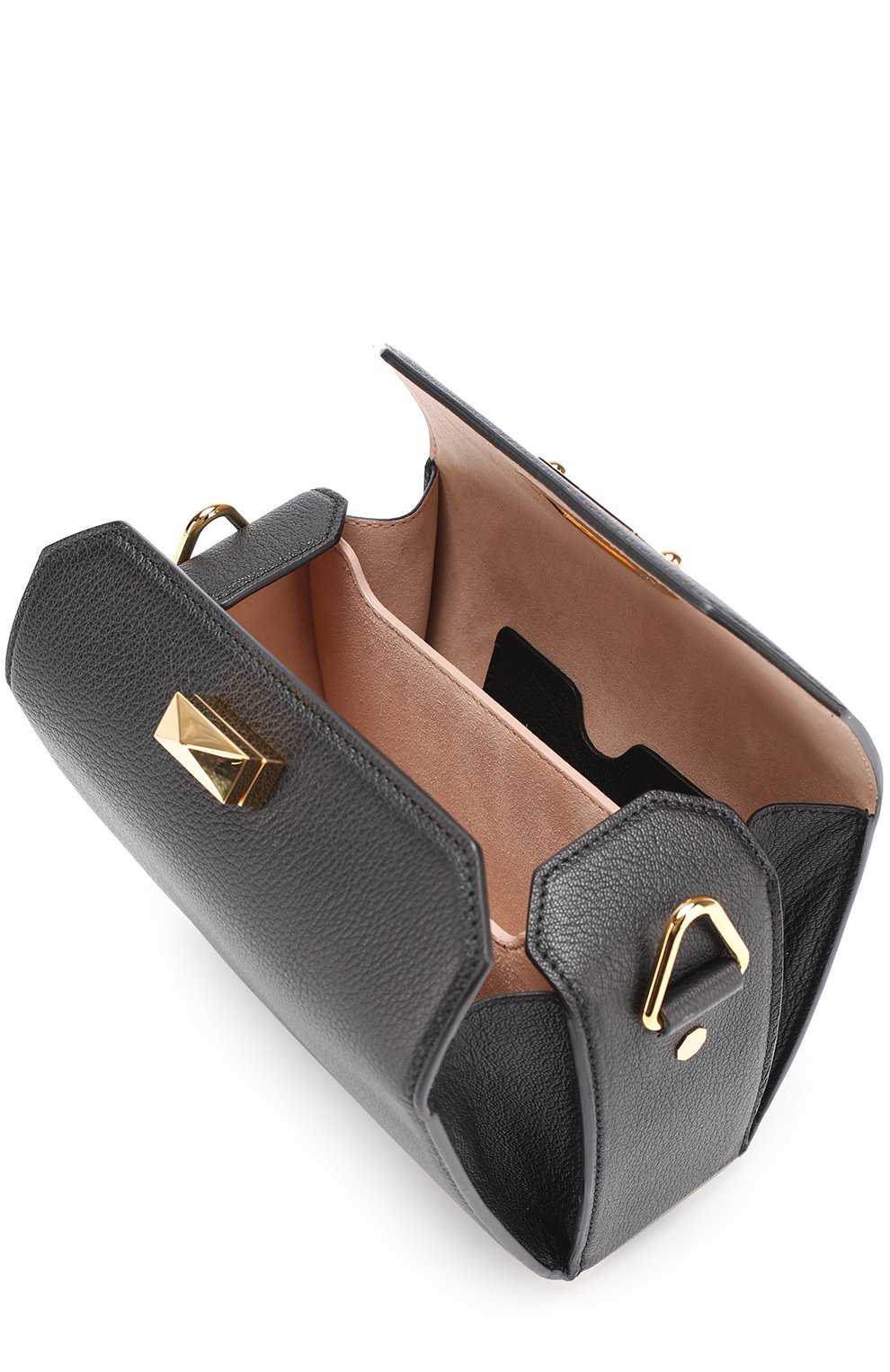 Сумка box 19 ALEXANDER MCQUEEN черного цвета по цене 199500 руб., арт. 479766/DZP0M, фото 4 Сумка box 19 ALEXANDER MCQUEEN, арт. 479766/DZP0M, фото 4