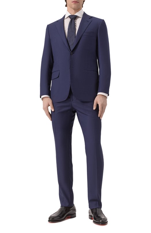 Шерстяной костюм Kiton UA81K0602E10 Синий UA81K0602E10