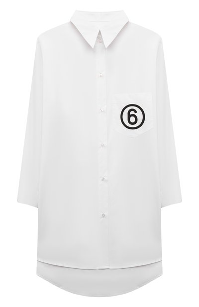 Хлопковое платье-рубашка MM6, арт. M60049-MM014, фото 1